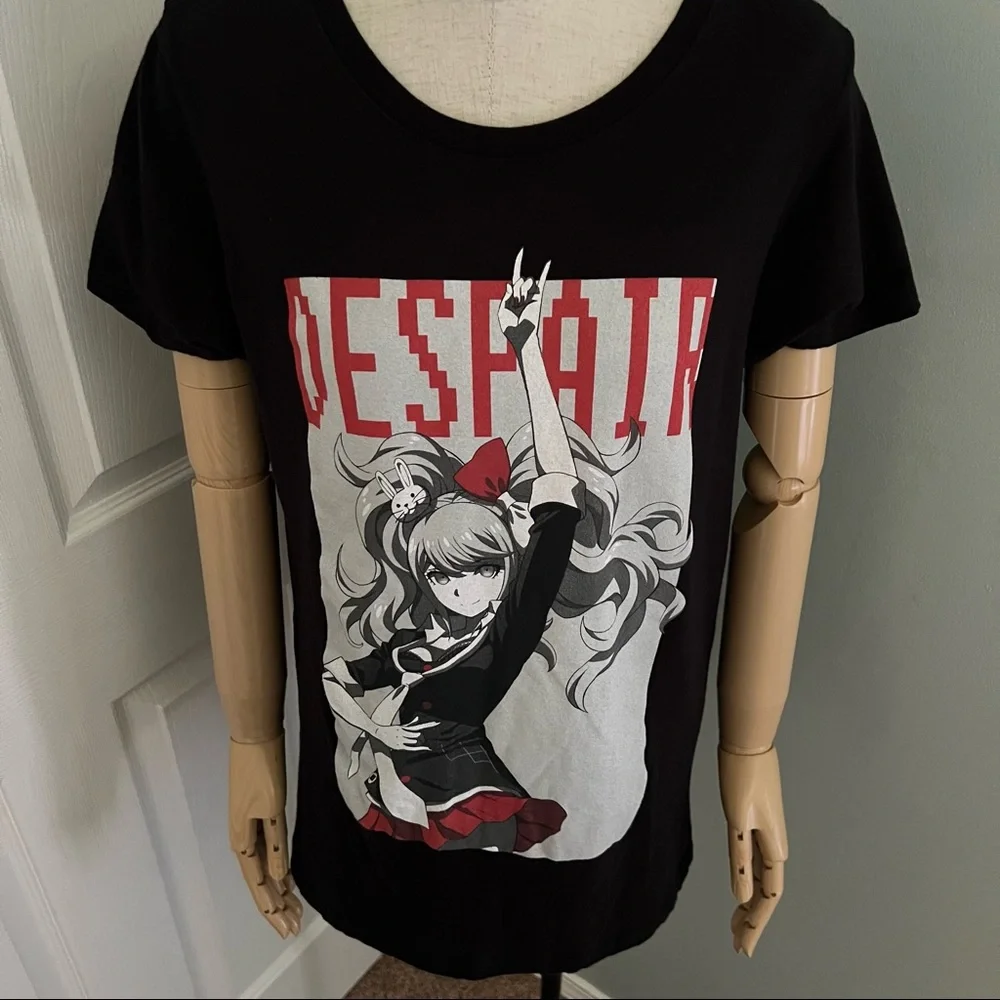 Dangan Ronpa 3 Anime Dispair Black T Shirt Size XL - Picture 8 of 11
